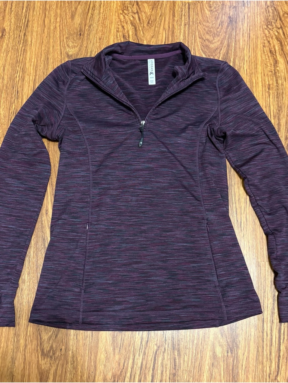Women's Plum Quarter-Zip Active Top
